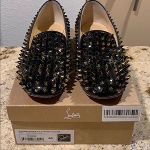 Rolling Spikes Flat Patent Calf/GG